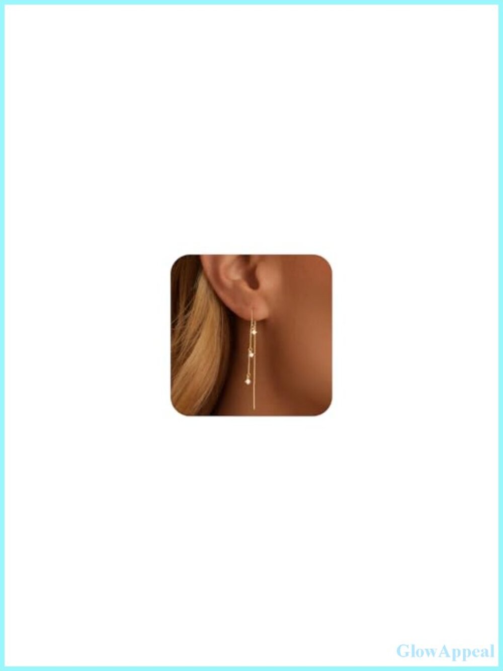 14K Gold Plated Dangle Earrings Hypoallergenic Drop Earrings for Women Non
